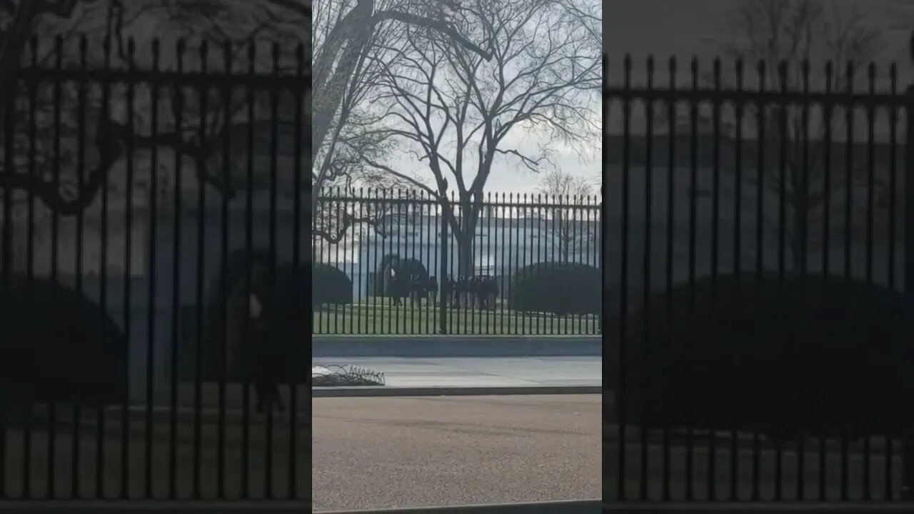 1/14/22 Nancy Drew in DC- Live Video 2- I Counted 13 Agents Going Into the WH Complex...