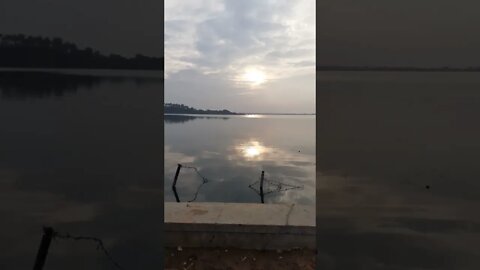 osman sagar in Hyderabad. beautiful evening.