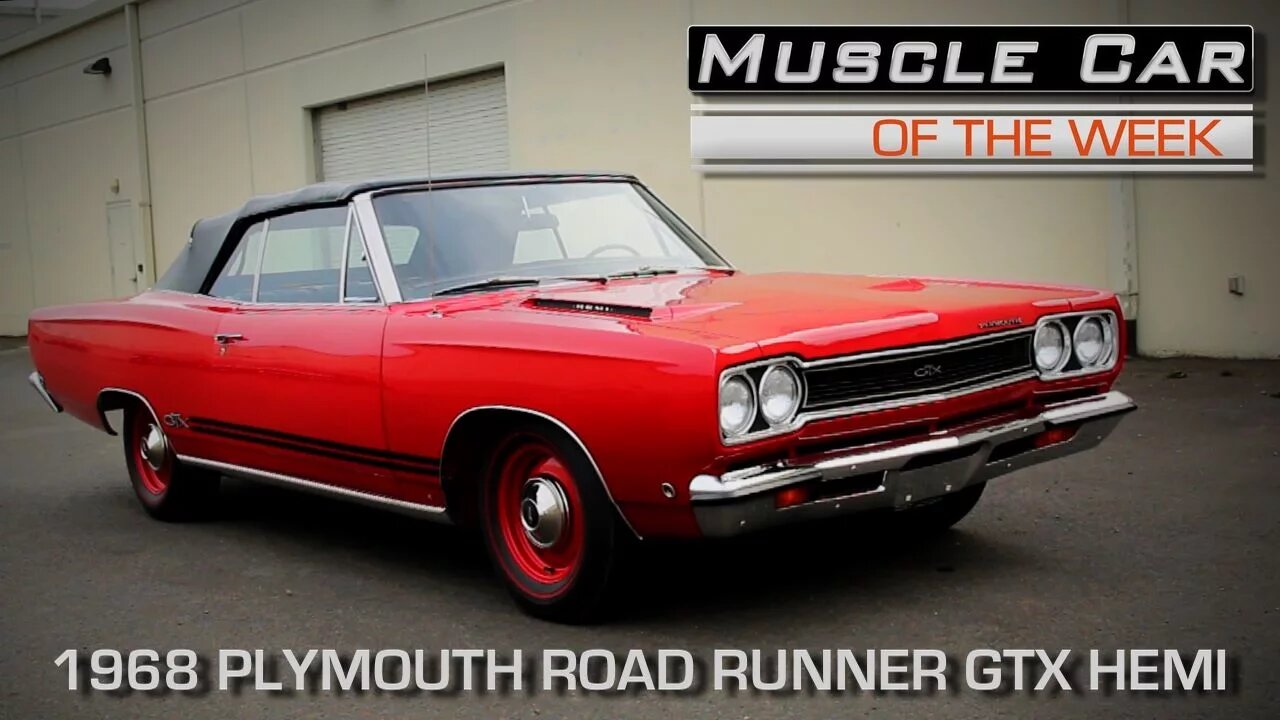 1968 Plymouth GTX 426 Hemi Convertible Muscle Car Of The Week Video Episode #203