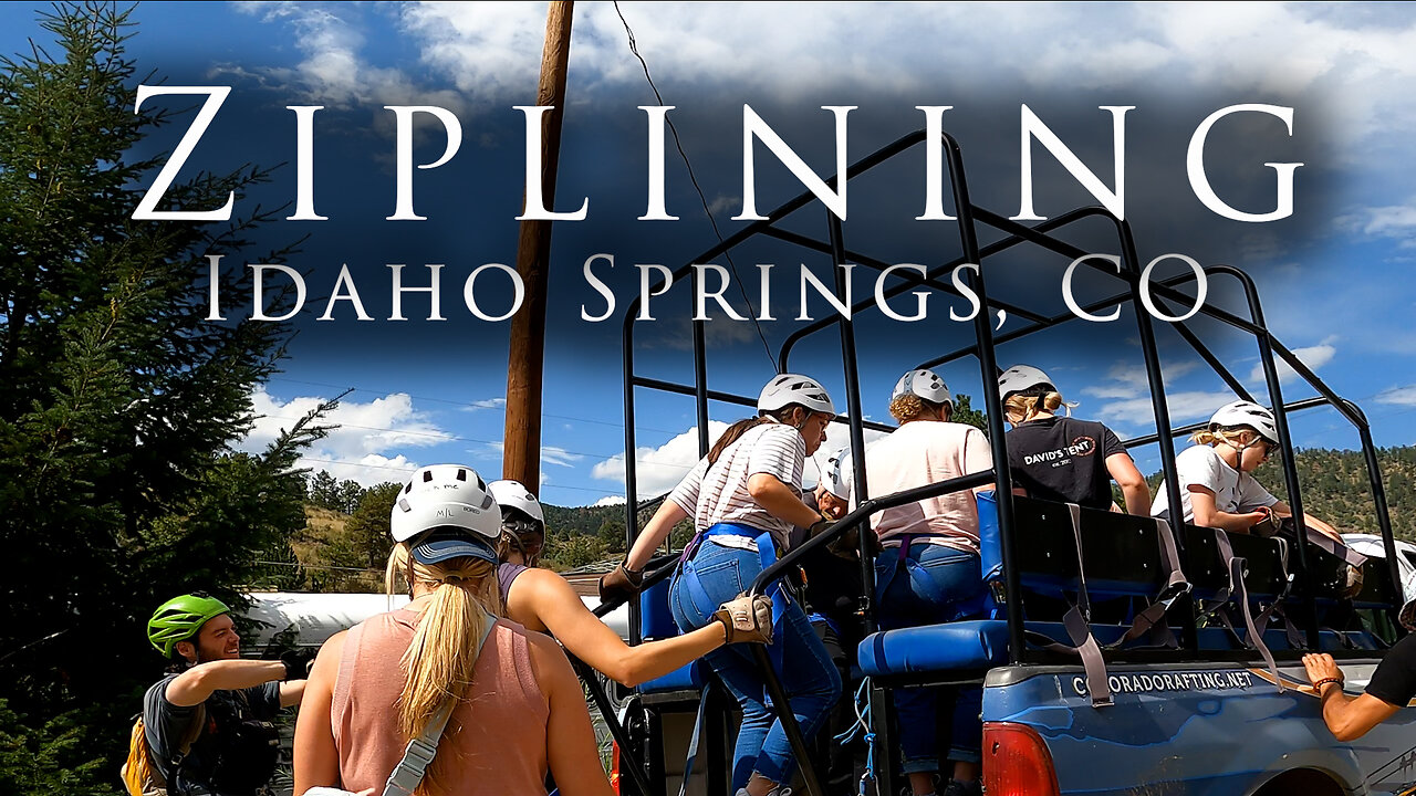 Ziplining in Idaho Springs, CO