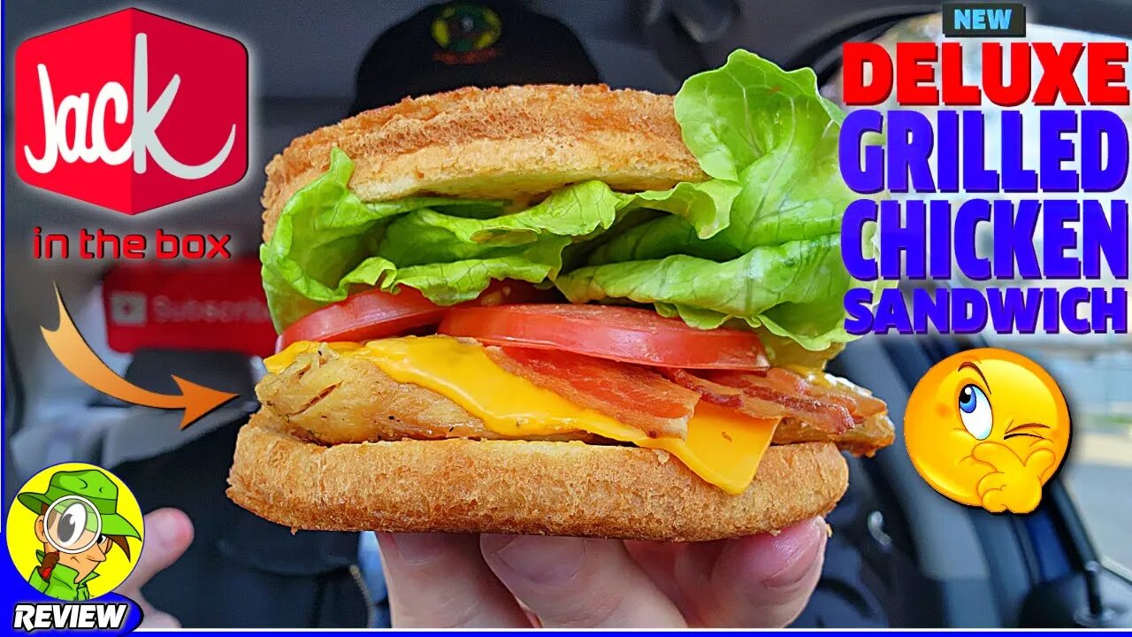 Jack In The Box® DELUXE GRILLED CHICKEN SANDWICH Review 🃏💪♨️🐔🥪 Peep THIS Out! 🕵️♂️