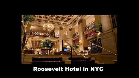 Roosevelt Hotel in NYC. Not a single woman or child. All CRIMINAL ILLEGAL MEN!