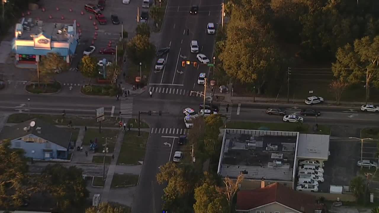 Action Air 1 over St. Pete officer-involved shooting investigation