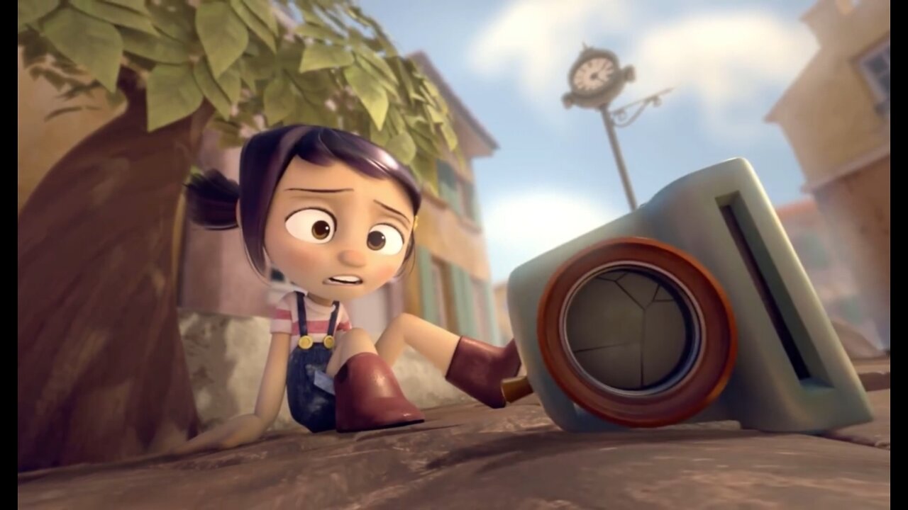 Funny animated short film | cartoon girl