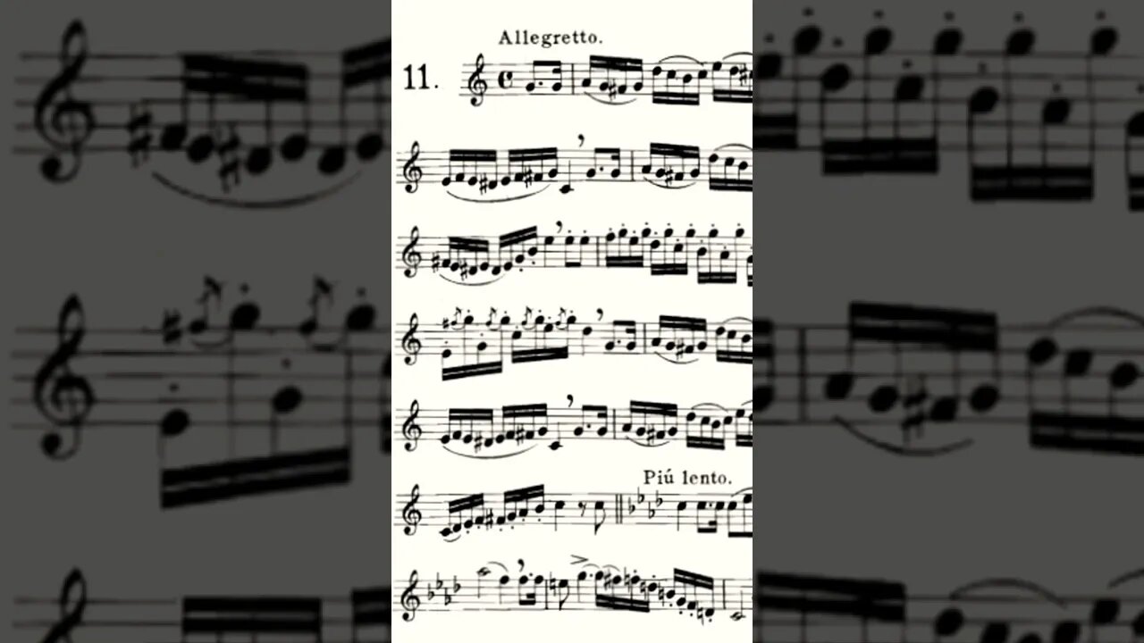 ARBAN 14 Characteristics Studies [11 - Allegretto] - (Full with Piano accompaniment)