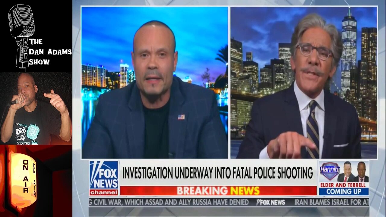 Dan Bongino and Geraldo Rivera's HEATED EXCHANGE Regarding Black People Being Afraid Of Police