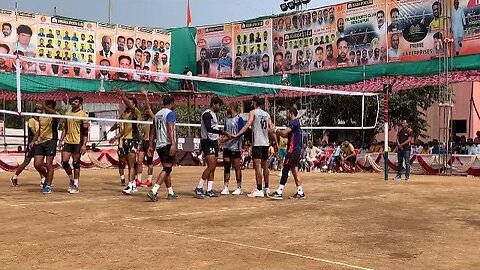 Azmi vs Pune, set 2 zabardast fighting Mumbra all India volleyball tournament