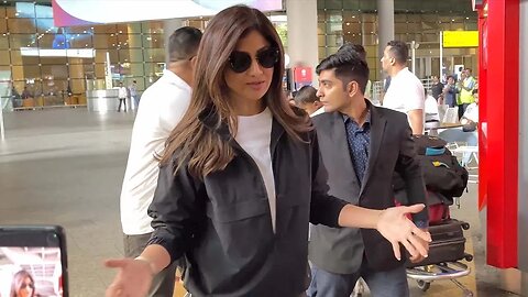 Shilpa Shetty दिखी बेहद खूबसूरत लुक में, पैपराजी बोले रुक जाओ मैडम पापी पेट का सवाल है ❤️😍📸