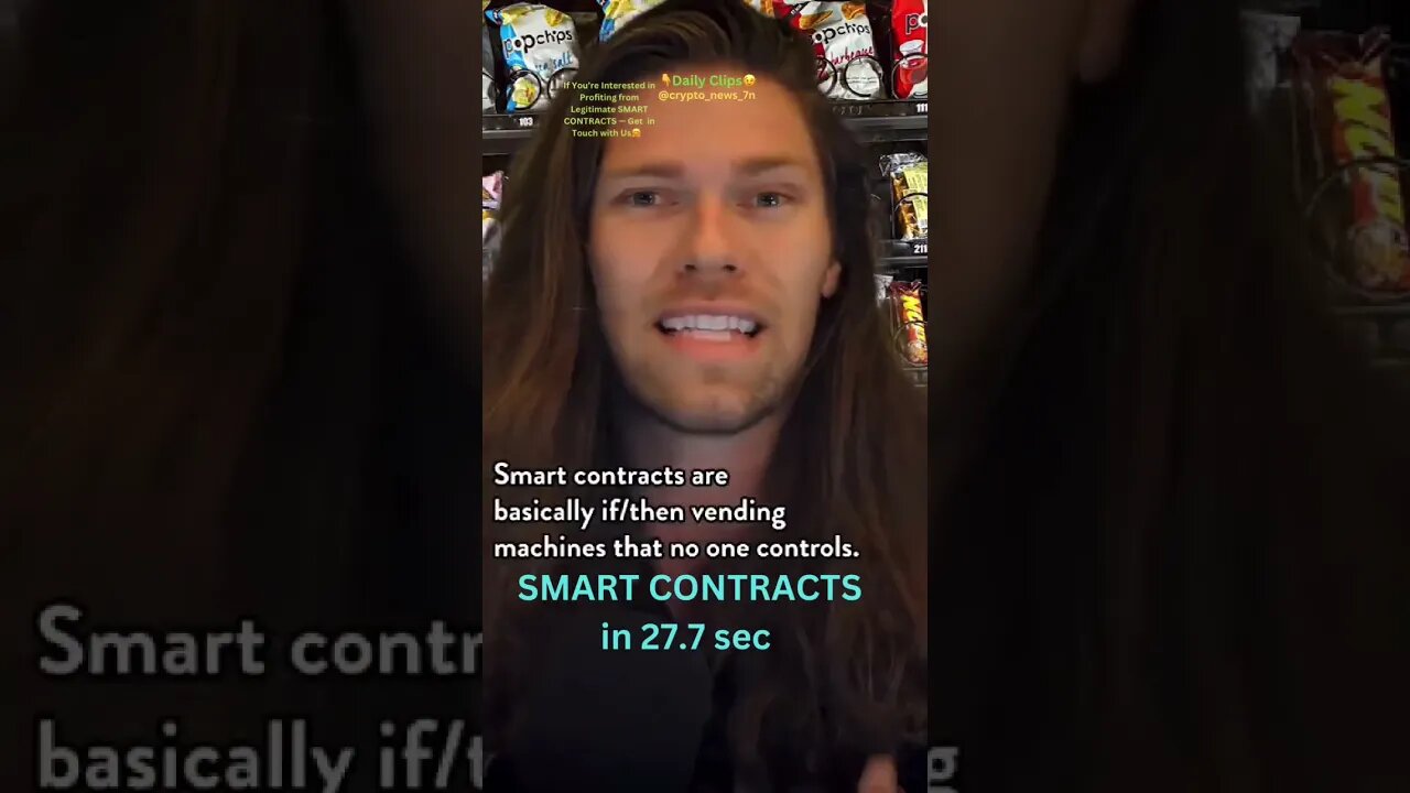 SMART CONTRACTS in 27.7 sec #smartcontract #roismartcontract #shorts #crypto #defi #blockchain #bull