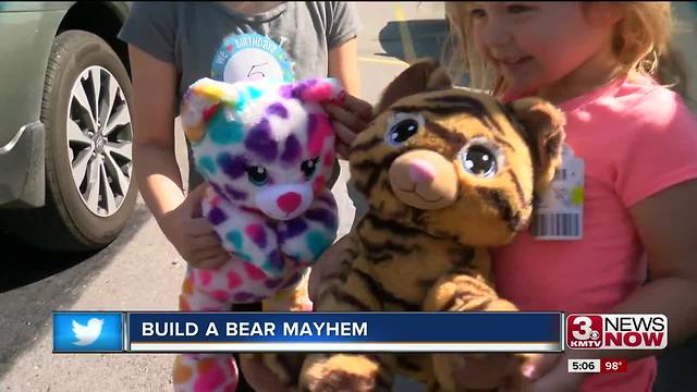 Build a bear mayhem at Oak View Mall
