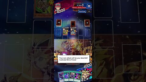 Yu-Gi-Oh! Duel Links - Mirror Force (Legend Foil Rarity) Gameplay + Animation