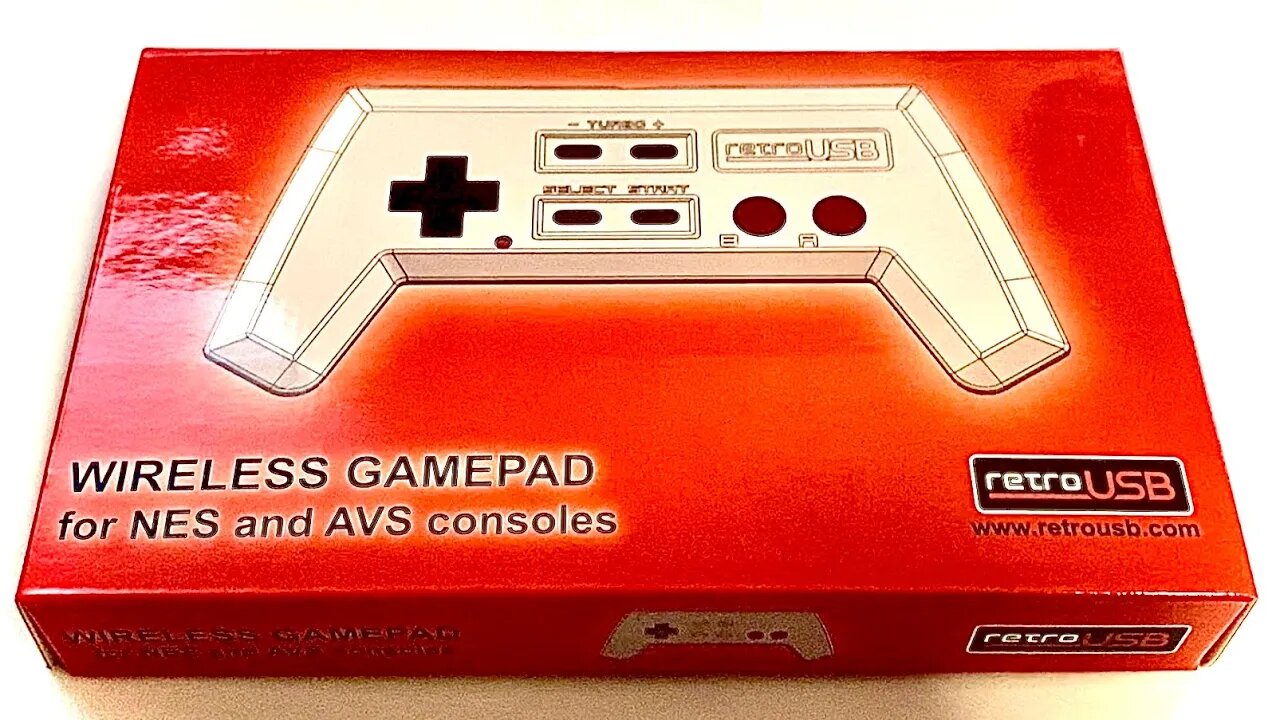 Wireless Gamepad - NES / RETROUSB AVS - AMBIENT UNBOXING