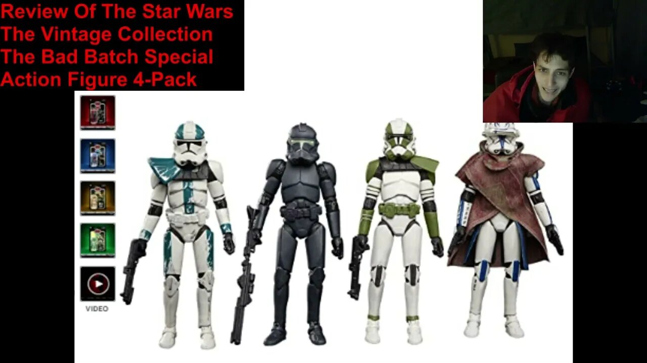 Hasbro Star Wars The Vintage Collection The Bad Batch Special Action Figure 4 Pack