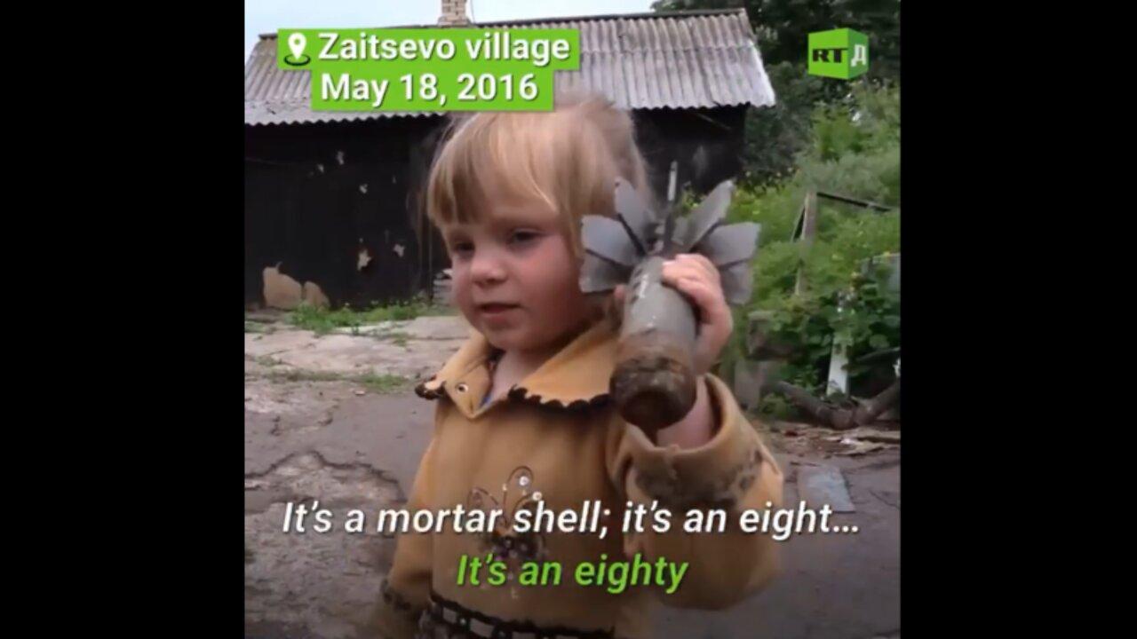 Donbass: Instead of toys Rita has ammunition
