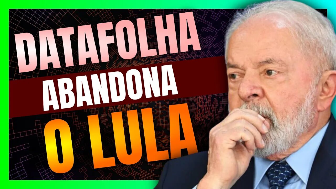 Até o DATAFOLHA reconhece: POVO BRASILEIRO está mais PESSIMISTA com o GOVERNO LULA