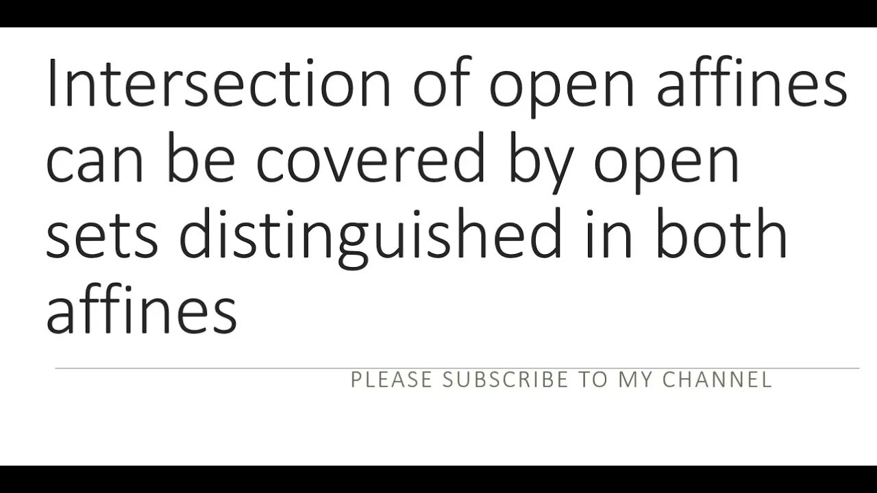 Intersection of open affines can be covered by open sets distinguished in both affines