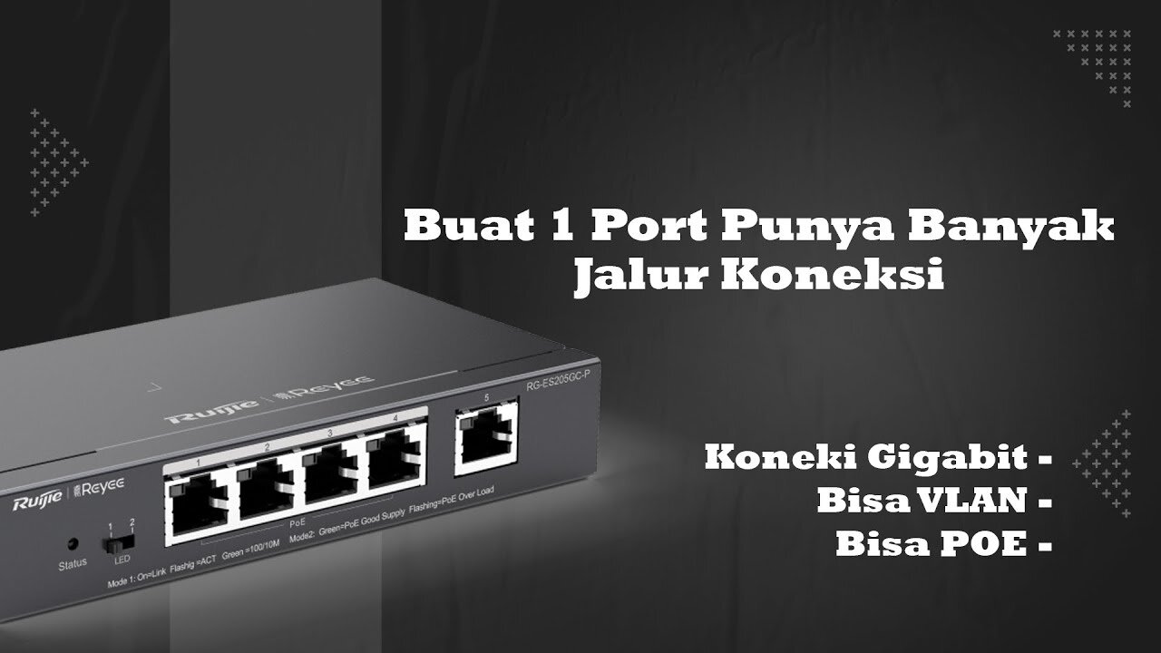 RUIJIE RG ES205GC-P 5 Port POE