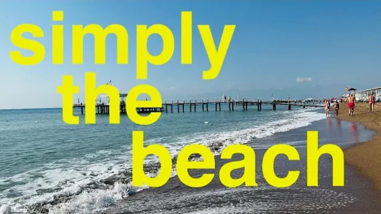 Lara Beach Antalya Turkey - The Best Beach in Antalya 🇹🇷