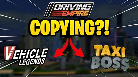 Is Driving Empire COPYING Other Games Events?! *MY OPINION*