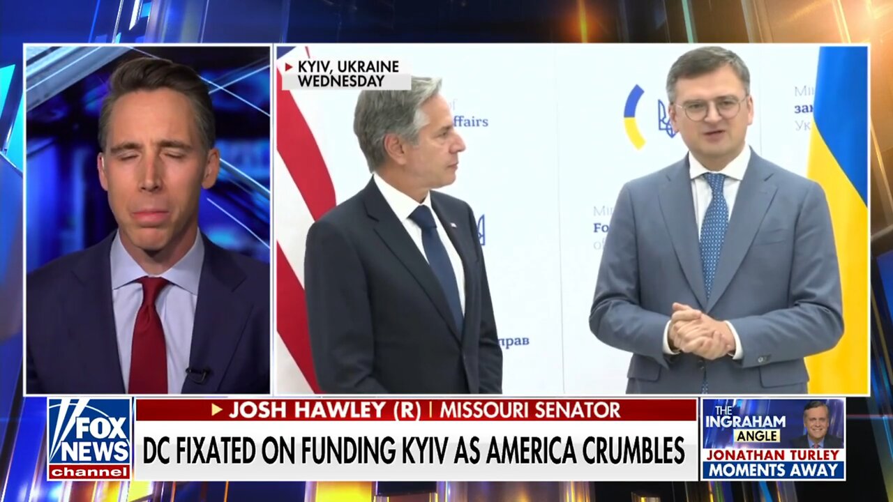 Sen. Hawley lambasts Ukraine funding- They forget who they are serving