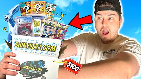 Opening a $100 Pokemon Mystery MINI GOD BOX