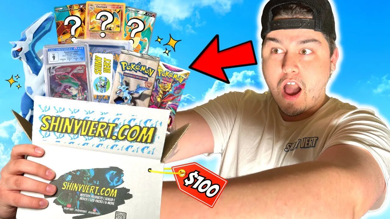 Opening a $100 Pokemon Mystery MINI GOD BOX