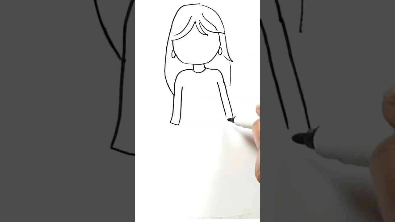 How to draw and paint Jenna Ortega: Step-by-Step Tutorial #shorts