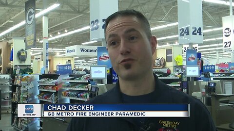 Firefighters shop for Gifts for Teens