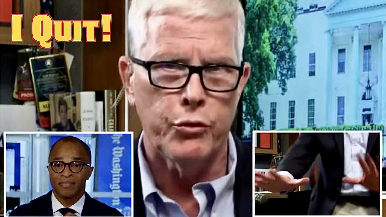 FANTASTIC! - Hugh Hewitt Storms Off Washington Post Live On Air & Quits - Over Fake News Lies