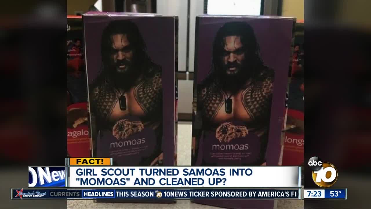 Girl Scout turned her Samoas into "Momoas?"