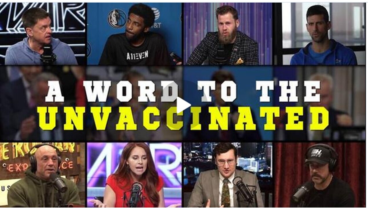 A Word to The Unvaccinated