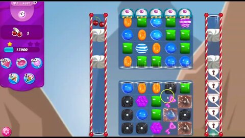 Candy Crush Level 4307 Talkthrough, 15 Moves 0 Boosters