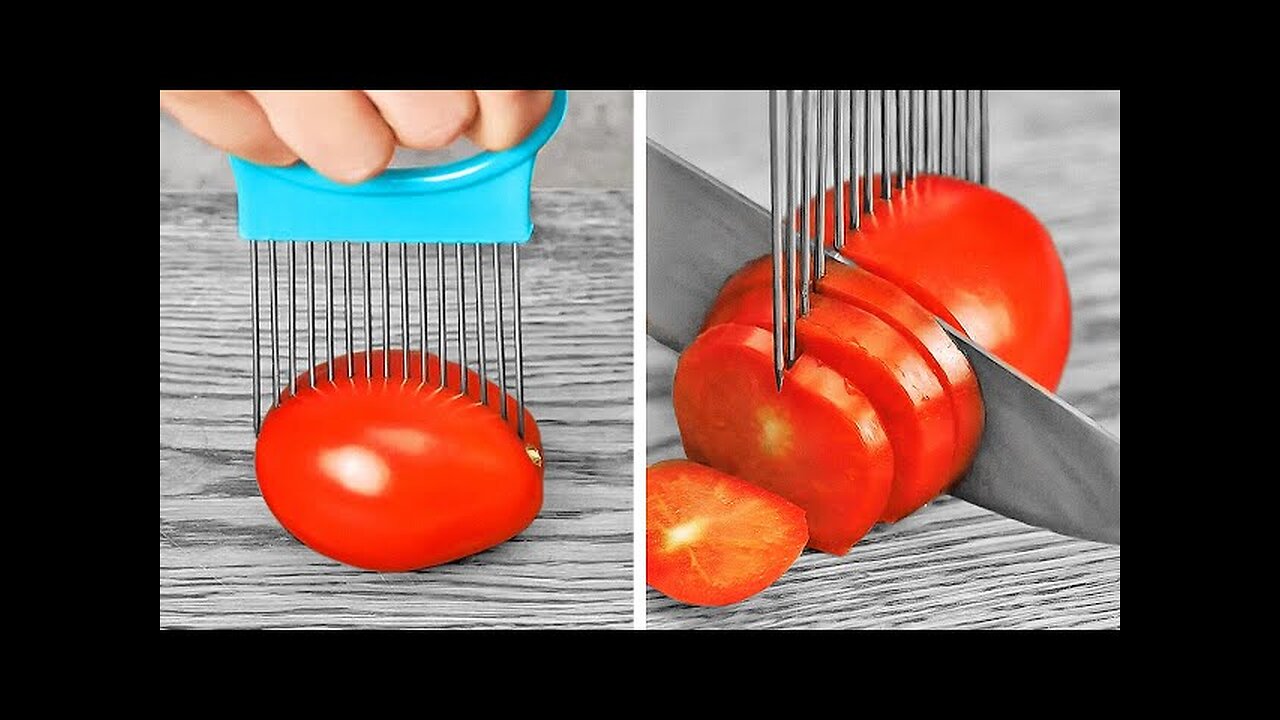 How To Peel And Cut Vegetables And Fruits 🍅🥒 Cut And Slice Food Easier Than Ever