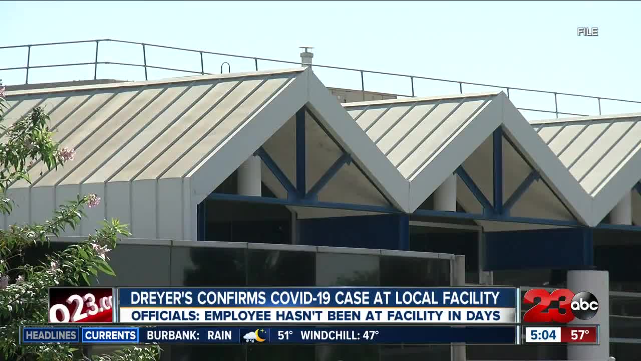 Dreyer's confirms coronavirus case