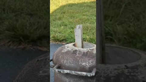 ⚠️⚠️ Melting Aluminum Ladder #shorts #shortsvideo #youtubeshorts