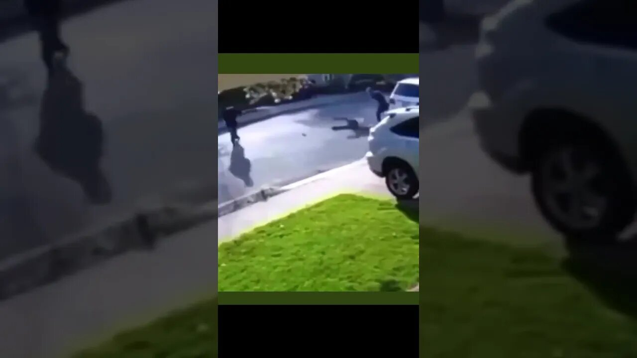 Punk kid tries robbing a guy and screams like a girl