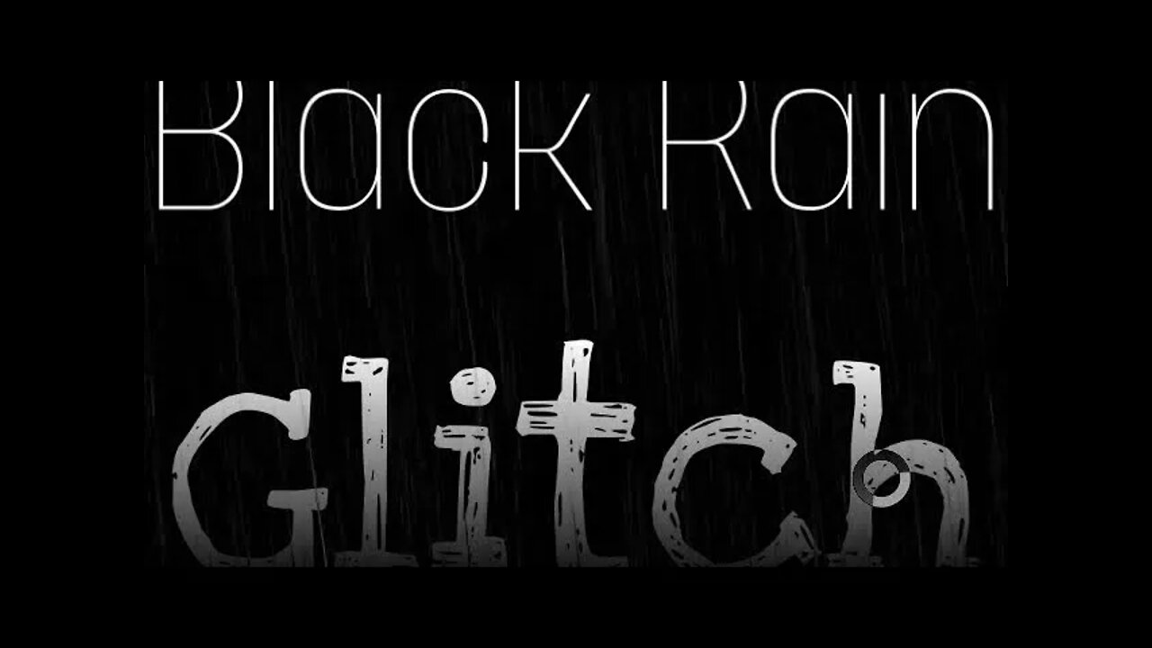 💧30 min BLACK RAIN Glitch ASMR