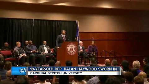 Rep. Kalan Haywood sworn in