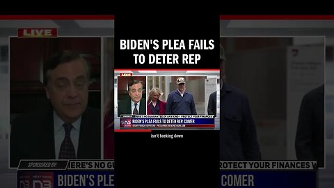 Biden's Plea Fails to Deter Rep