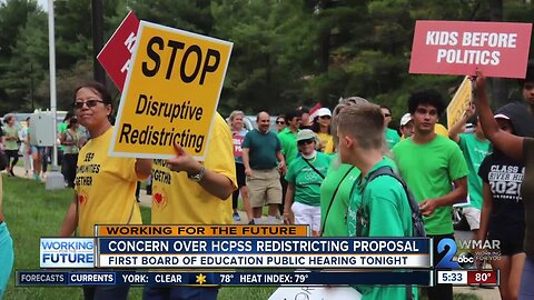 Parents concerned about redistricting Howard County schools