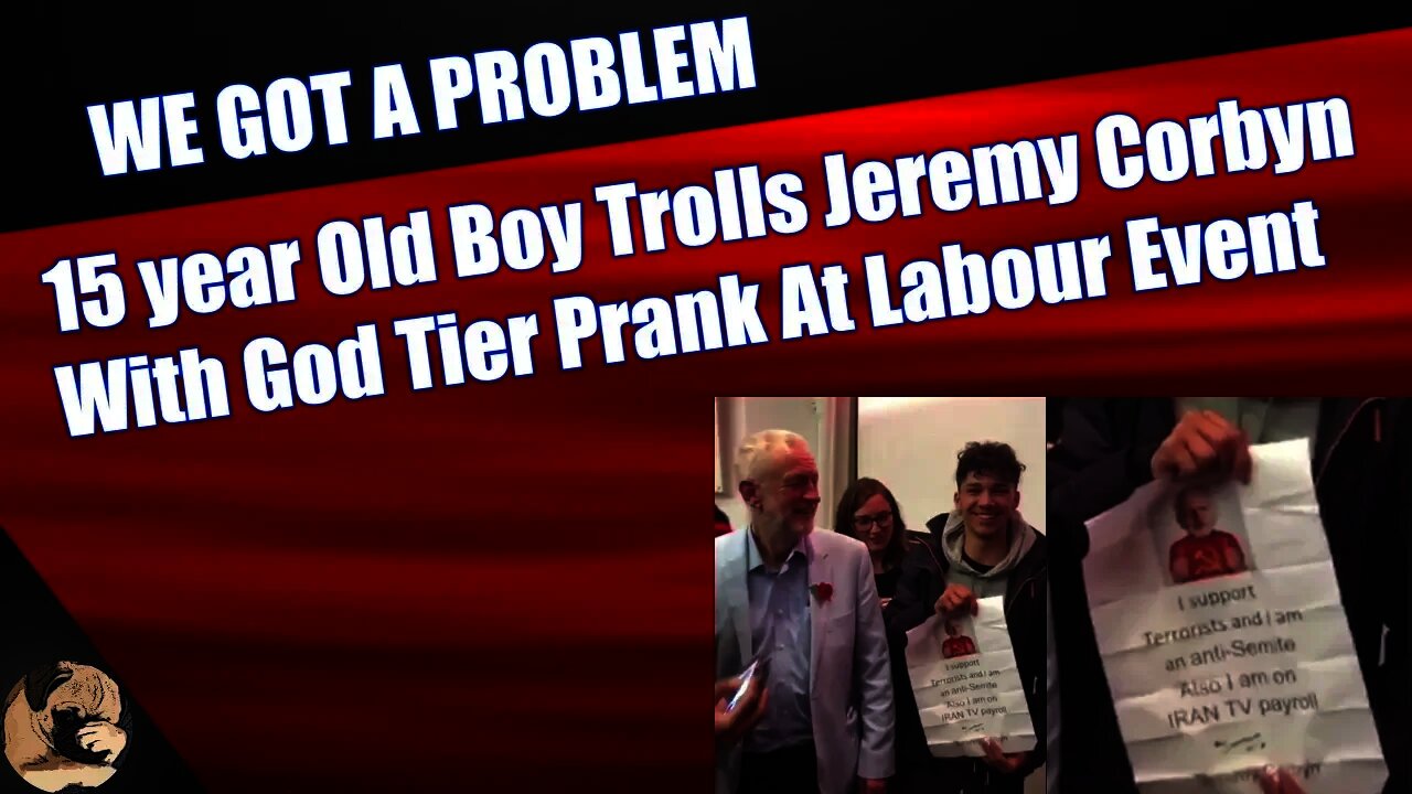 15 year Old Boy Trolls Jeremy Corbyn With God Tier Prank At Labour Event