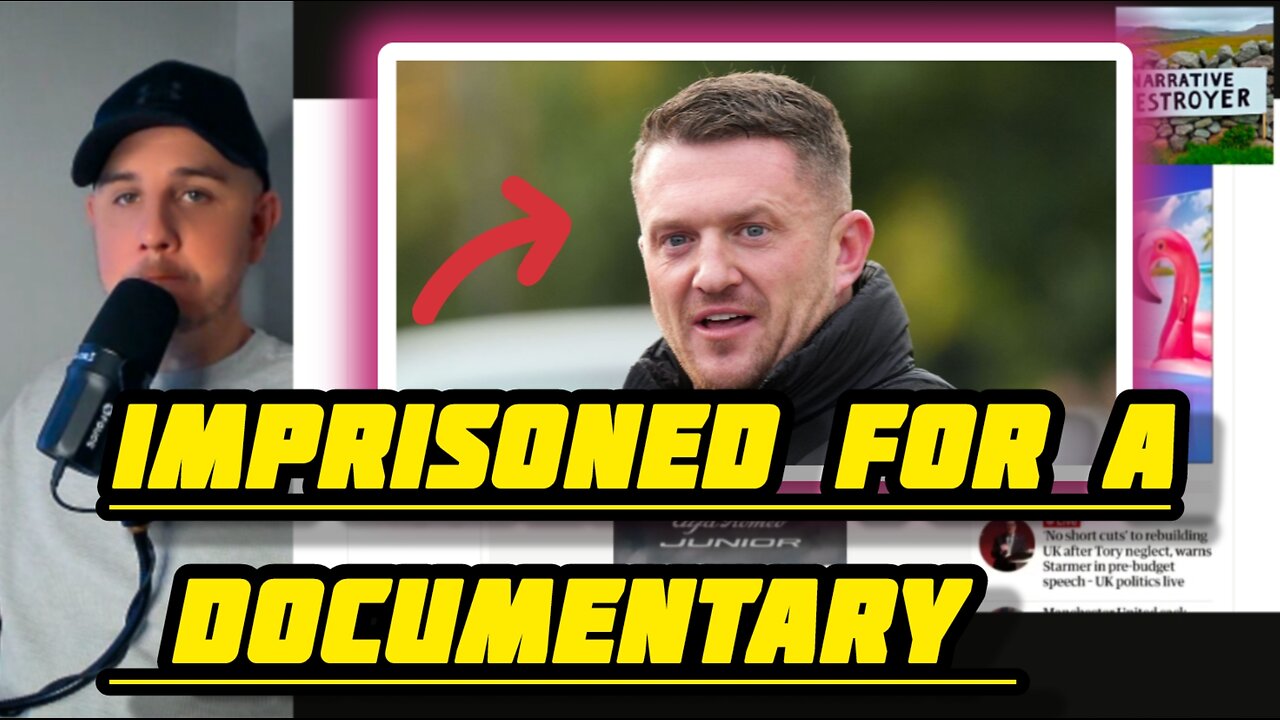 TOMMY ROBINSON SENTENCED TO 18 MONTHS IN PRISON FOR A DOCUMENTARY