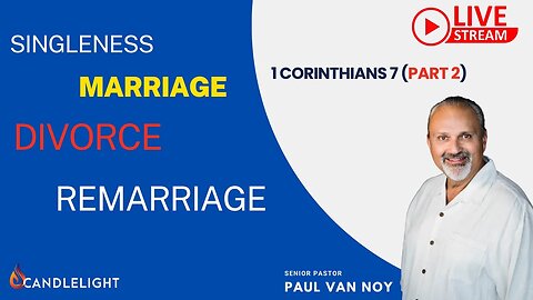 Marriage, Divorce, Remarriage - 12/04/22 LIVE - 1st Service