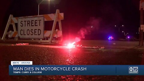 Motorcyclist killed in Tempe crash