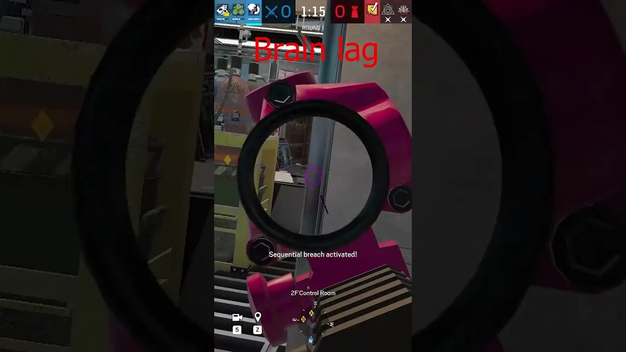 Brain lag is real #rainbowsixsiege #rainbow6 #funnymoments #gaming #r6moments