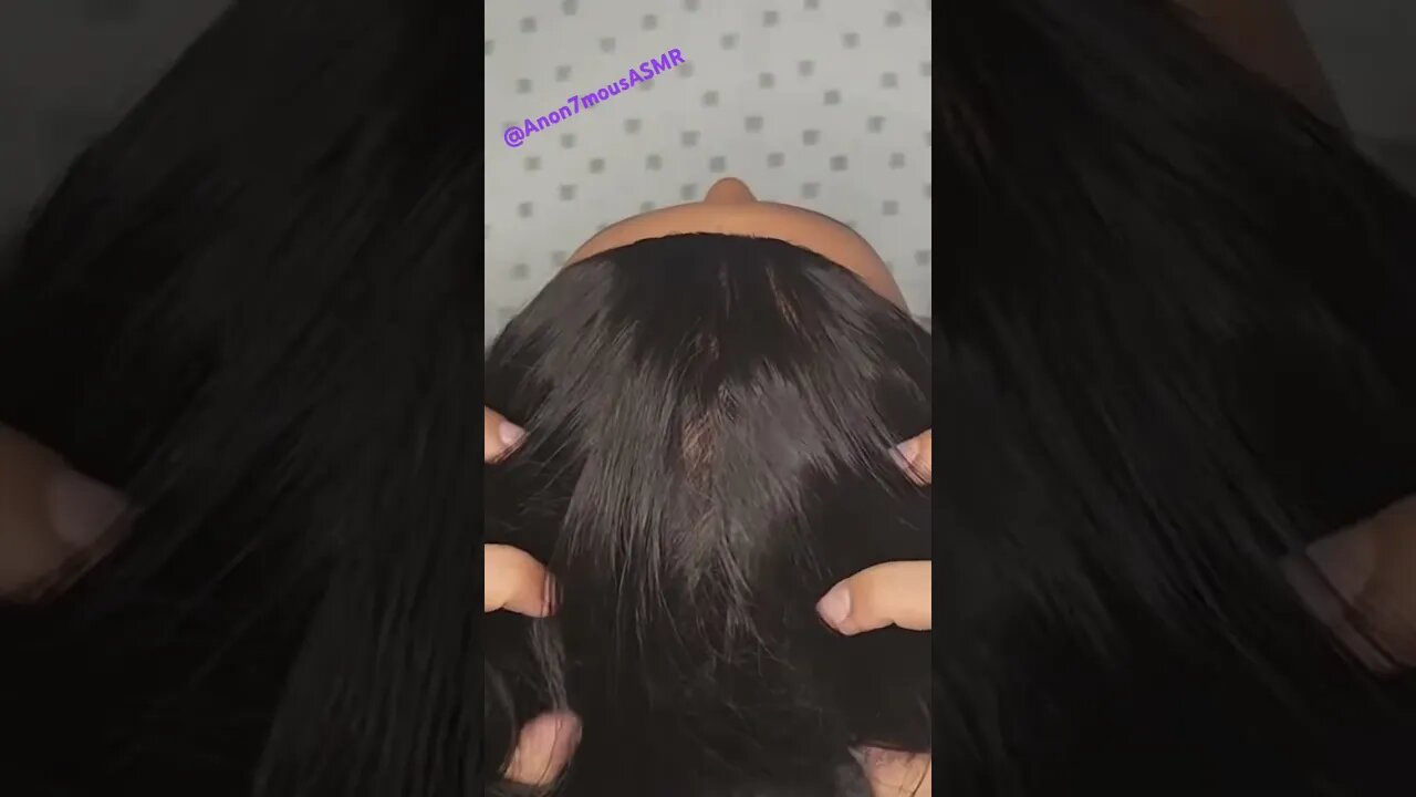 Relaxing Scalp Massage ~ No Talking ASMR #asmr #asmrsounds #anon7mousasmr #asmrtriggers #shorts