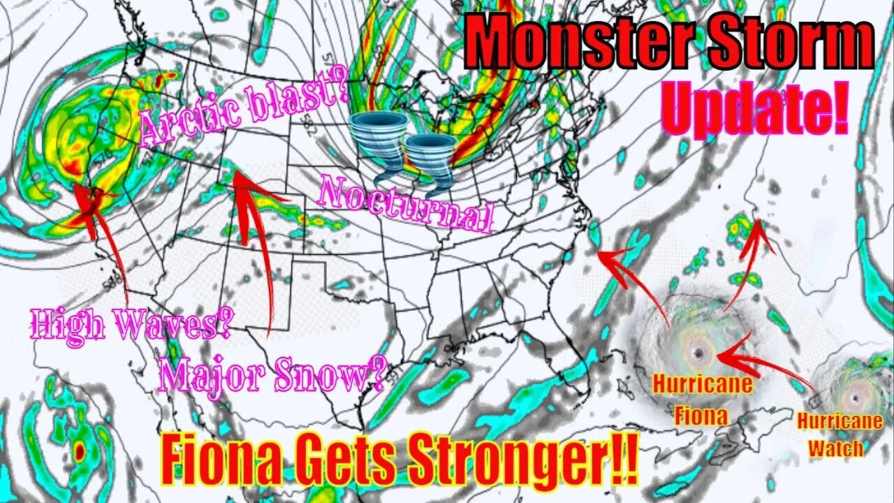 Tropical Storm Fiona Expected To Be A Major Hurricane! 9/18/22