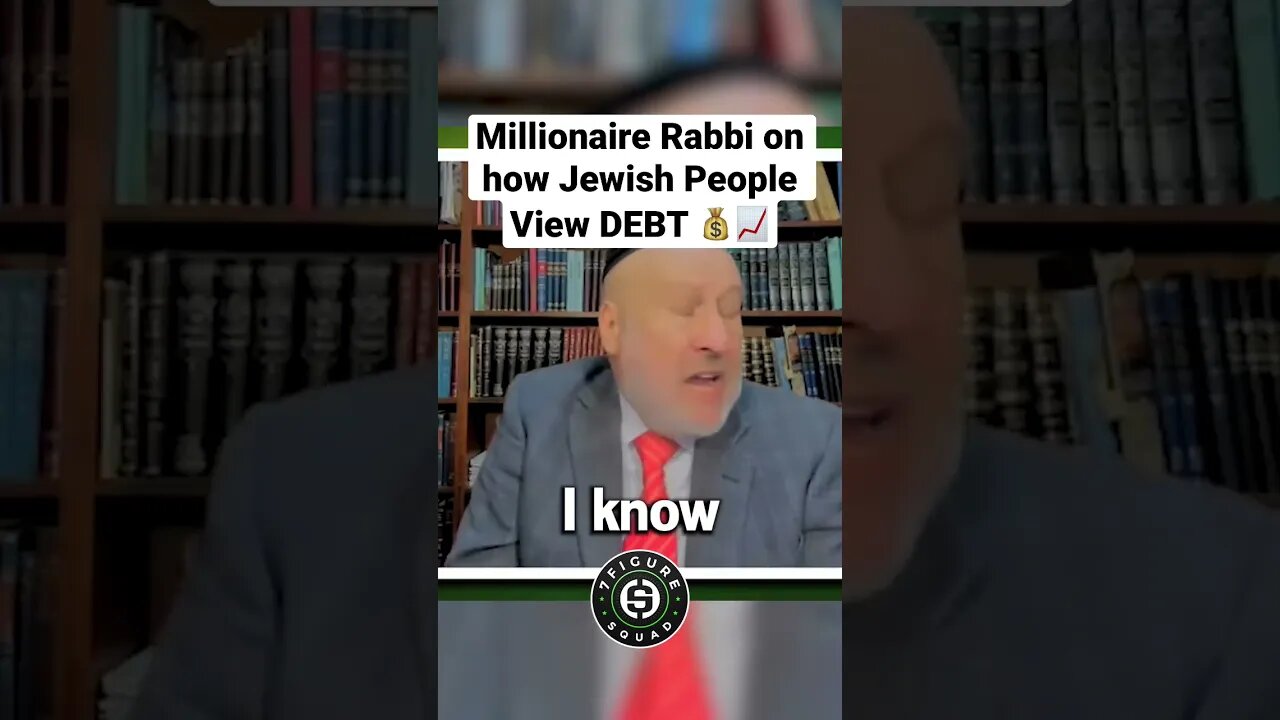 Millionaire Rabbi on How Jewish People View DEBT 💰🔥