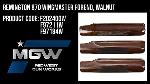 Remington 870 Wingmaster Forends, Walnut