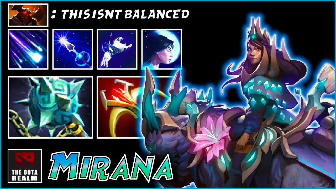 How to TEAR the ENEMY with Mirana - Dota 2